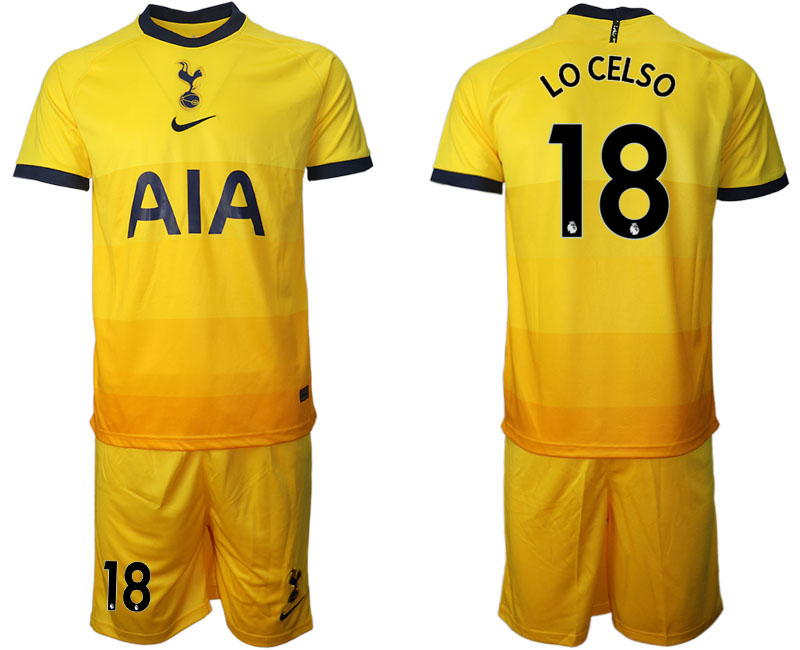 Men 2021 Tottenham Hotspur away #18 soccer jerseys